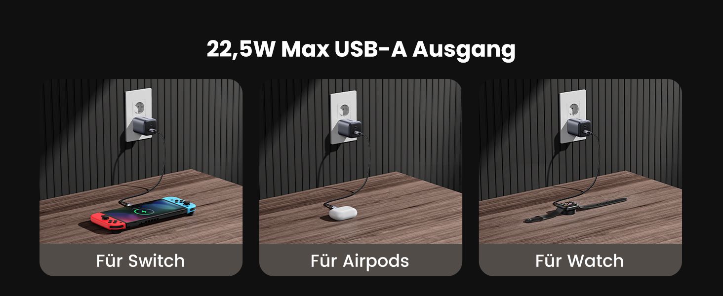 UGREEN 15539 Nexode 35W USB-C GaN Fast Charger EU Plug - detail 4