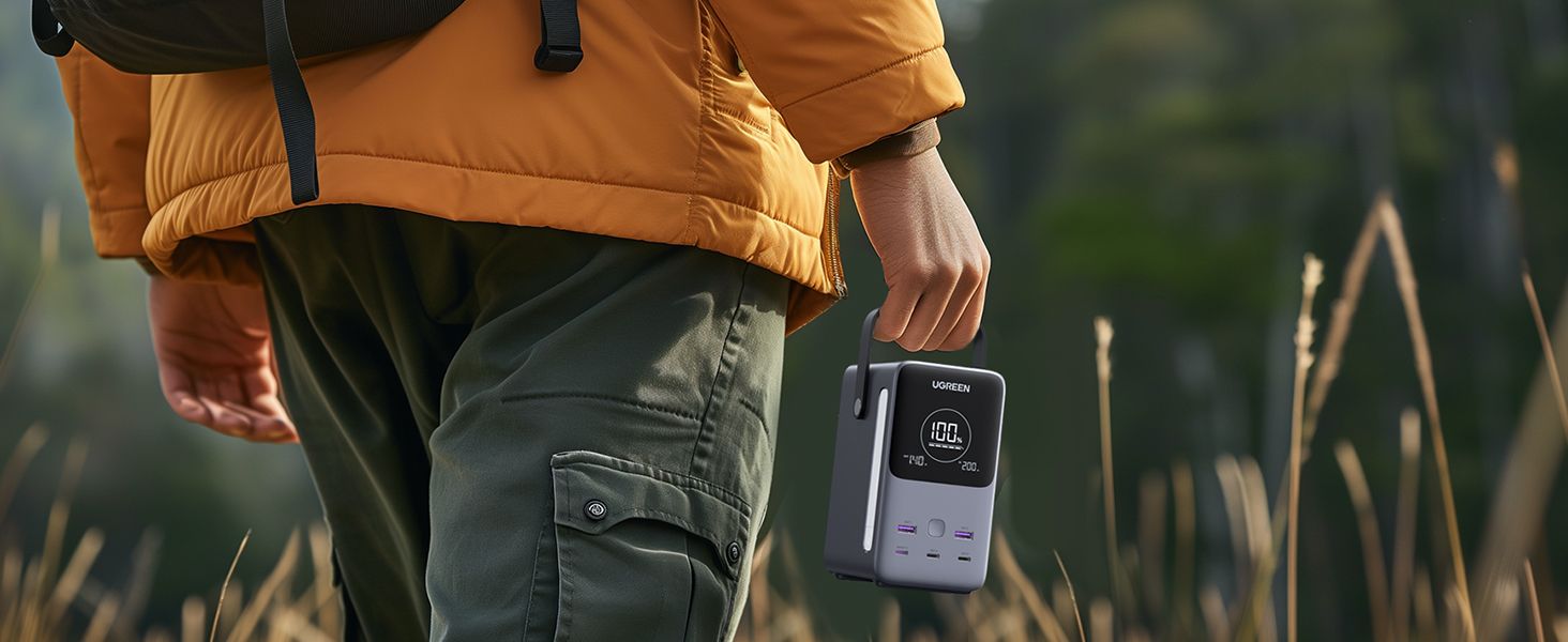 UGREEN 25286 48000mAh 300W Portable Power Bank with 5 Ports, 140W PD Fast Charging & Smart Digital Display - detail 3