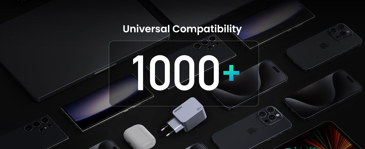 UGREEN 25871 Nexode Pro 65W USB-C & USB-A Fast Charger with 1.5M USB-C Cable - detail 8