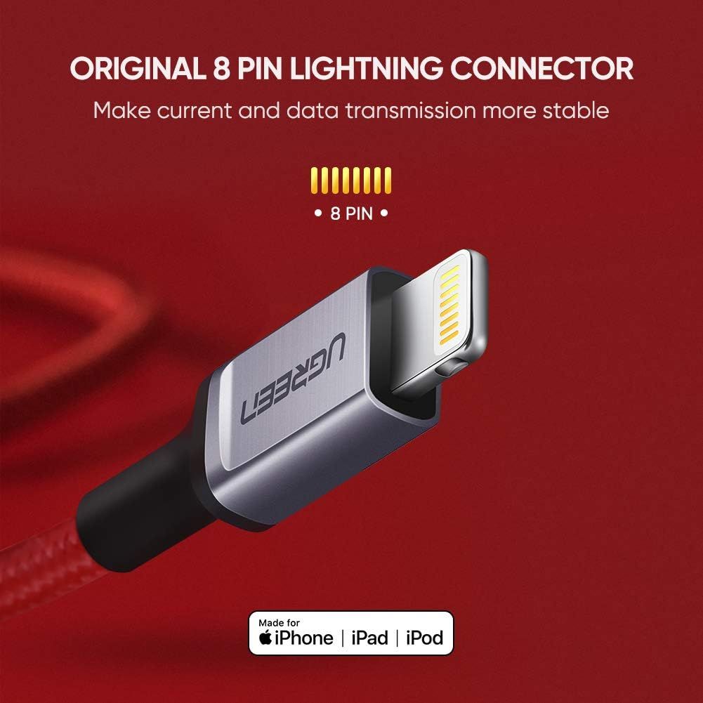 UGREEN 80635 Lightning to USB-A MFi Nylon Braided Cable - image 5