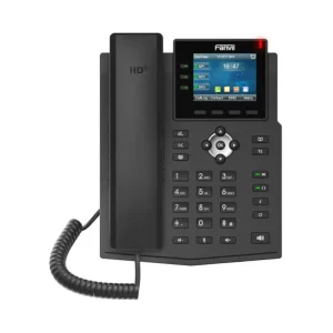 Fanvil X3U Entry-Level IP Phone with HD Voice, Colour Display & Gigabit Network Connectivity
