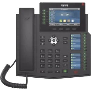 Fanvil X6U High-End Enterprise IP Phone with Colour Displays, HD Audio & Advanced Call Management