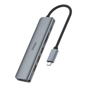 Amaze A330 Connect Pro 7-in-1 Multiport Hub - 8K@60Hz HDMI 8K@30Hz, USB3.2*3 10G, SD/TF 3.0, PD 100W