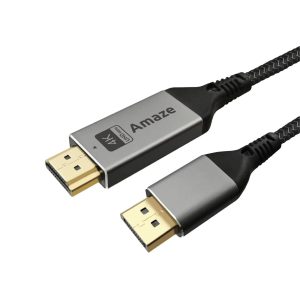 Amaze A815 DisplayPort to HDMI Braided Cable 4K@60Hz - 2M