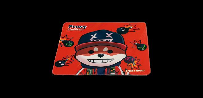Bloody BP-45-PROXY-BOOM-FIRE Gaming Mousepad 450 x 400 x 5mm (Proxy Boom Fire) - Non-Slip Design