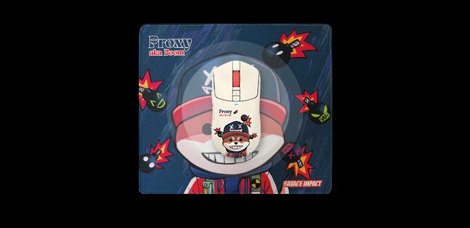 Bloody BP-45-PROXY-BOOM-INK Gaming Mousepad 450 x 400 x 5mm (Proxy Boom Ink) - Smooth Tracking