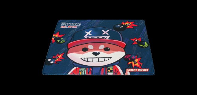 Bloody BP-45-PROXY-BOOM-INK Gaming Mousepad 450 x 400 x 5mm (Proxy Boom Ink) - Non-Slip Design