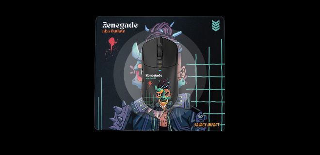 Bloody BP-45-RENEGADE-MIDNIGHT Gaming Mousepad 450 x 400 x 5mm (Renegade Midnight) - Smooth Tracking
