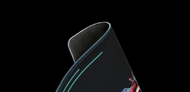 Bloody BP-45-RENEGADE-MIDNIGHT Gaming Mousepad 450 x 400 x 5mm (Renegade Midnight) - Durable Stitched Edges