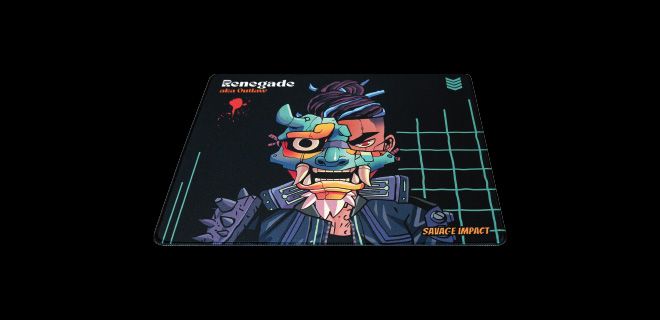Bloody BP-45-RENEGADE-MIDNIGHT Gaming Mousepad 450 x 400 x 5mm (Renegade Midnight) - Non-Slip Design