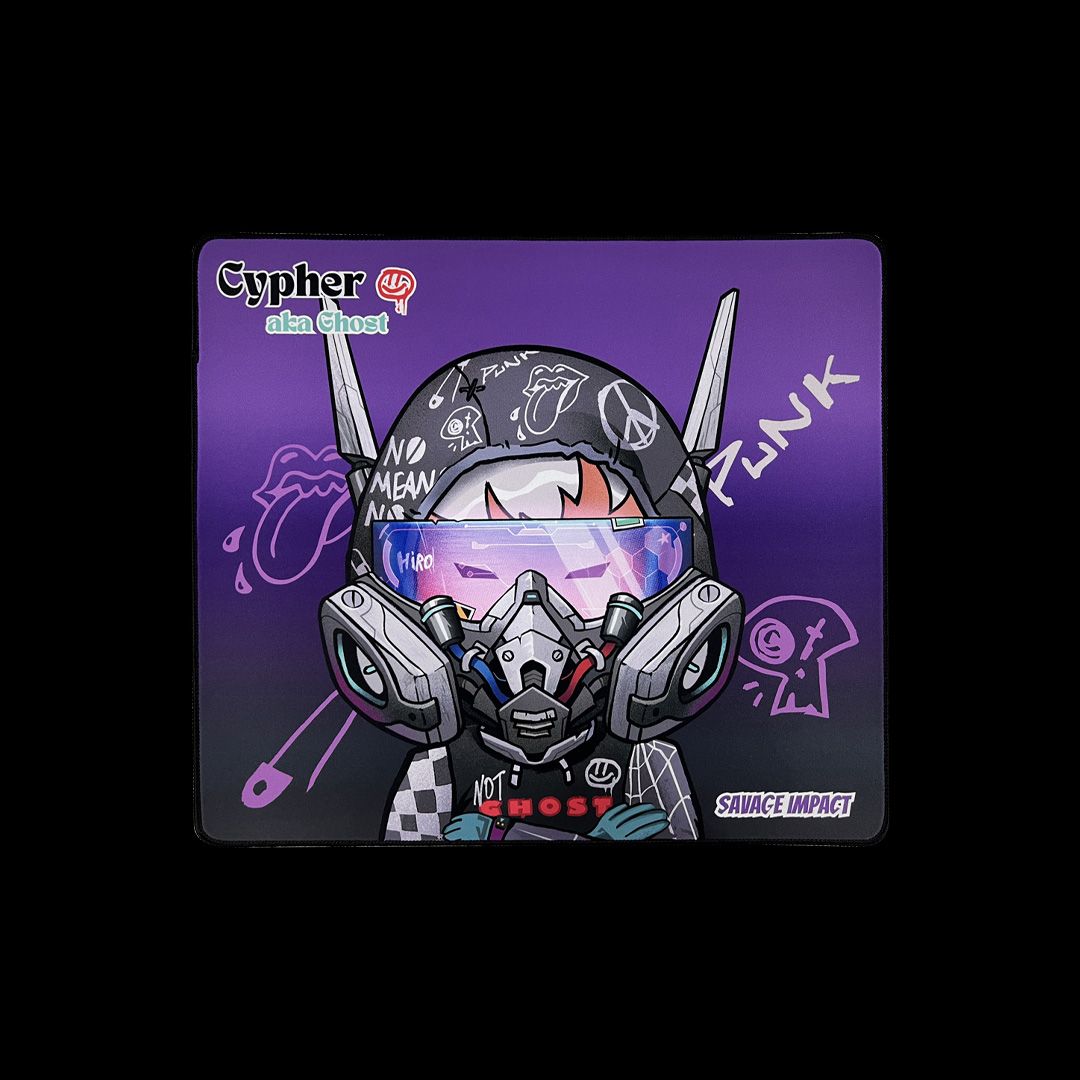 Bloody BP-45W-CYPHER-GHOST x Savage Waterproof Mouse Pad 45 x 40 x 0.5 cm (Cypher Ghost) - image 1