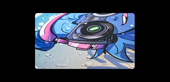 Bloody BP-45W-NYX-MIRAGE x Savage Waterproof Mouse Pad 45 x 40 x 0.5 cm (Nyx Mirage) - Waterproof Design