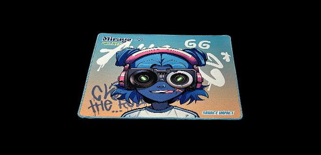 Bloody BP-45W-NYX-MIRAGE x Savage Waterproof Mouse Pad 45 x 40 x 0.5 cm (Nyx Mirage) - view 4