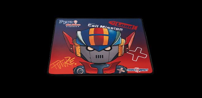 Bloody BP-45W-PYRO-BLAZE x Savage Waterproof Mouse Pad 45 x 40 x 0.5 cm (Pyro Blaze) - view 4