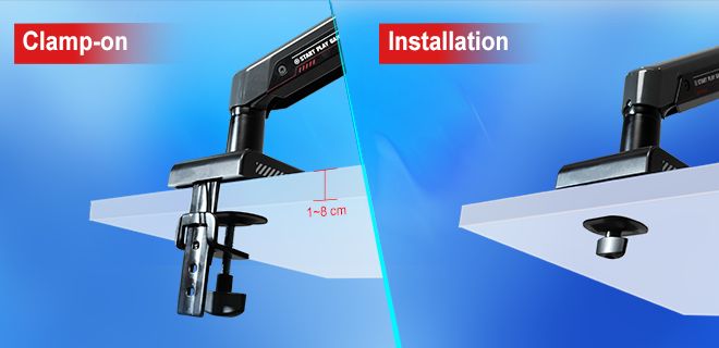 Bloody DM-8 Gaming Desktop Monitor Mount USB - view 4