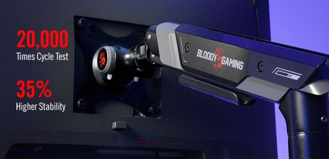 Bloody DM-8 Gaming Desktop Monitor Mount USB - view 6