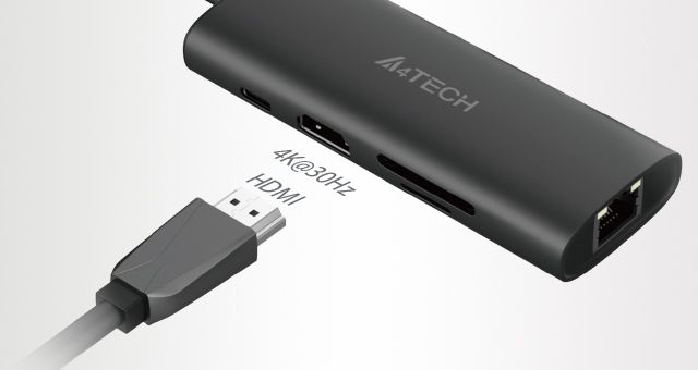 A4Tech DST-80C 8-IN-1 Docking Station - detail 3