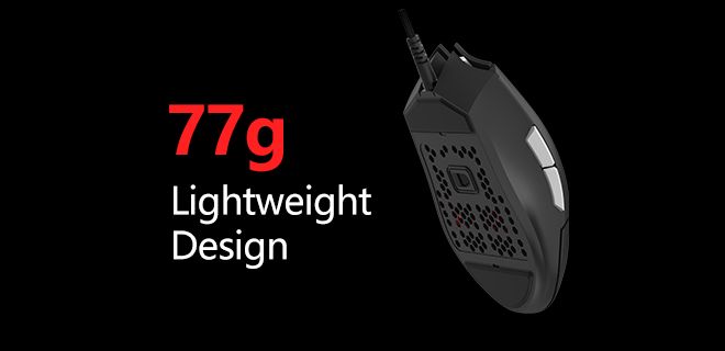 Bloody ES8-SPORTS-BLACK Lightweight Esports Gaming Mouse USB - 7 Programmable Buttons