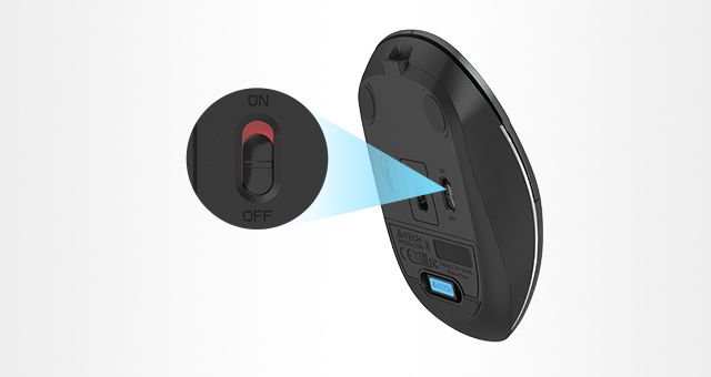 A4Tech FB26CS-Air2-SMOKY-GREY Fstyler Dual Mode Bluetooth & 2.4GHz Silent Click Mouse - detail 7