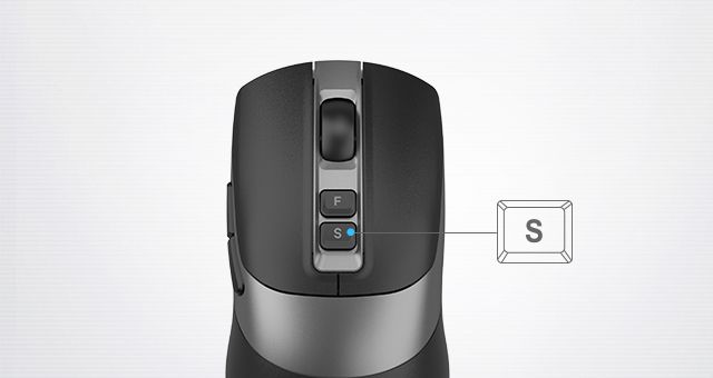 A4Tech FB50CS-Plus Fstyler Dual Mode Bluetooth & 2.4GHz Rechargeable Silent Click Mouse - detail 3