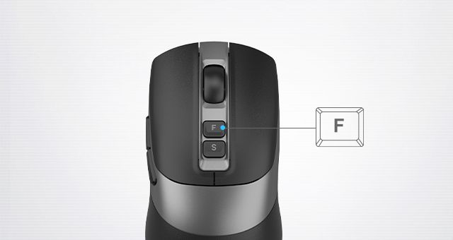 A4Tech FB50CS-Plus Fstyler Dual Mode Bluetooth & 2.4GHz Rechargeable Silent Click Mouse - detail 4