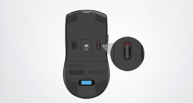 A4Tech FB50CS-Plus Fstyler Dual Mode Bluetooth & 2.4GHz Rechargeable Silent Click Mouse - detail 7