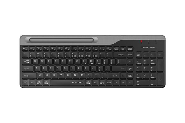 A4Tech FBK25-BLACK Fstyler Bluetooth + 2.4G Connection 2-section Keyboard - image 1
