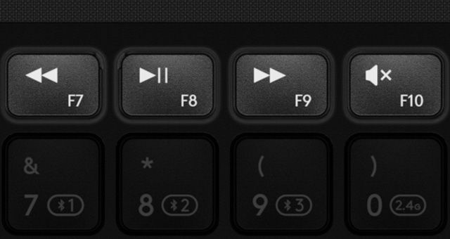 A4Tech FBK25-BLACK Fstyler Bluetooth + 2.4G Connection 2-section Keyboard - detail 3