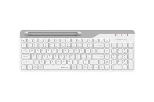 A4Tech FBK25-WHITE Fstyler Bluetooth + 2.4G Connection 2-section Keyboard