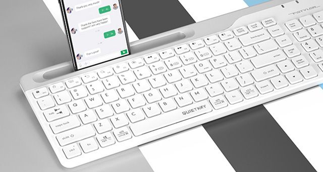 A4Tech FBK25-WHITE Fstyler Bluetooth + 2.4G Connection 2-section Keyboard - detail 8