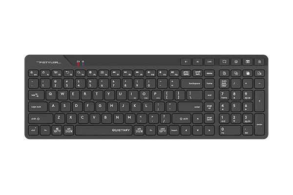 A4Tech FBK27C-AS Fstyler Bluetooth & 2.4G Rechargeable 2-Zone Compact Keyboard - image 1