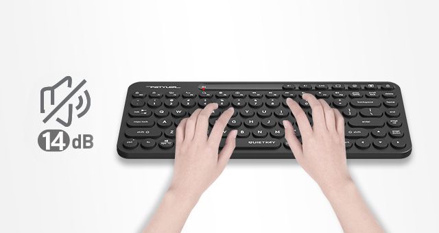 A4Tech FBK36C-AS Fstyler Bluetooth & 2.4G Rechargeable Keyboard - detail 1