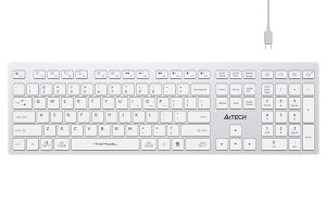 A4Tech FBX50C-WHITE Fstyler Bluetooth & 2.4G Scissor Switch Keyboard