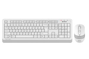 A4Tech FG1010S-WHITE Fstyler 2.4G Wireless Combo Desktop Set