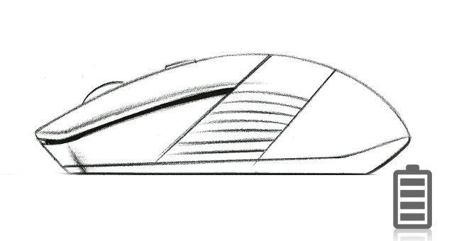 A4Tech FG10S-ORANGE Fstyler 2.4G Wireless Silent Click Mouse - detail 2