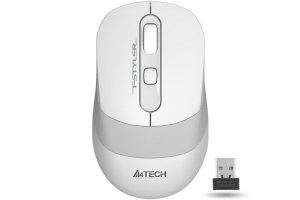 A4Tech FG10S-WHITE Fstyler 2.4G Wireless Silent Click Mouse