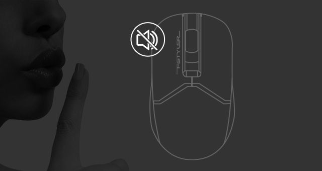 A4Tech FG12S-BLACK Fstyler 2.4G Wireless Silent Click Mouse - detail 7