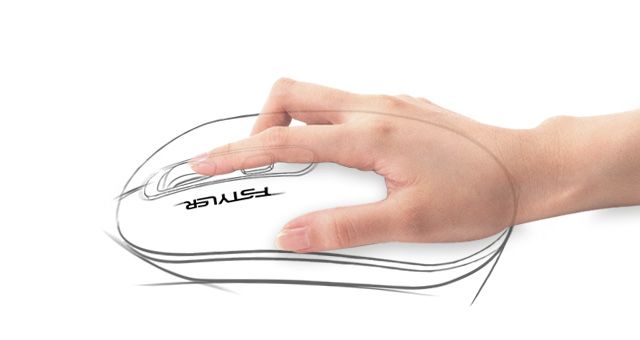 A4Tech FG20S-WHITE Fstyler 2.4G Wireless Silent Click Mouse - detail 5