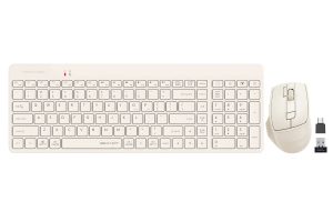 A4Tech FG2400-Air2-BEIGE Fstyler 2.4G Wireless Power-Saving QuietKey Combo Set