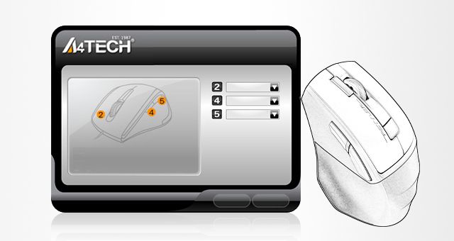 A4Tech FG2400-Air2-BLACK Fstyler 2.4G Wireless Power-Saving QuietKey Combo Set - detail 7