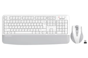 A4Tech FG2500S-Plus-WHITE Fstyler 2.4G Multimedia Wireless Desktop Set