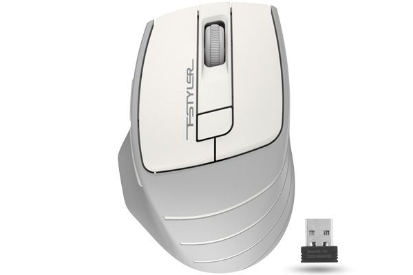 A4Tech FG30S-WHITE Fstyler Wireless Silent Click Mouse - image 1
