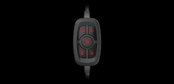 Bloody G535-BLACK-SILVER Virtual 7.1 Surround Sound RGB Gaming USB Headphone - view 5