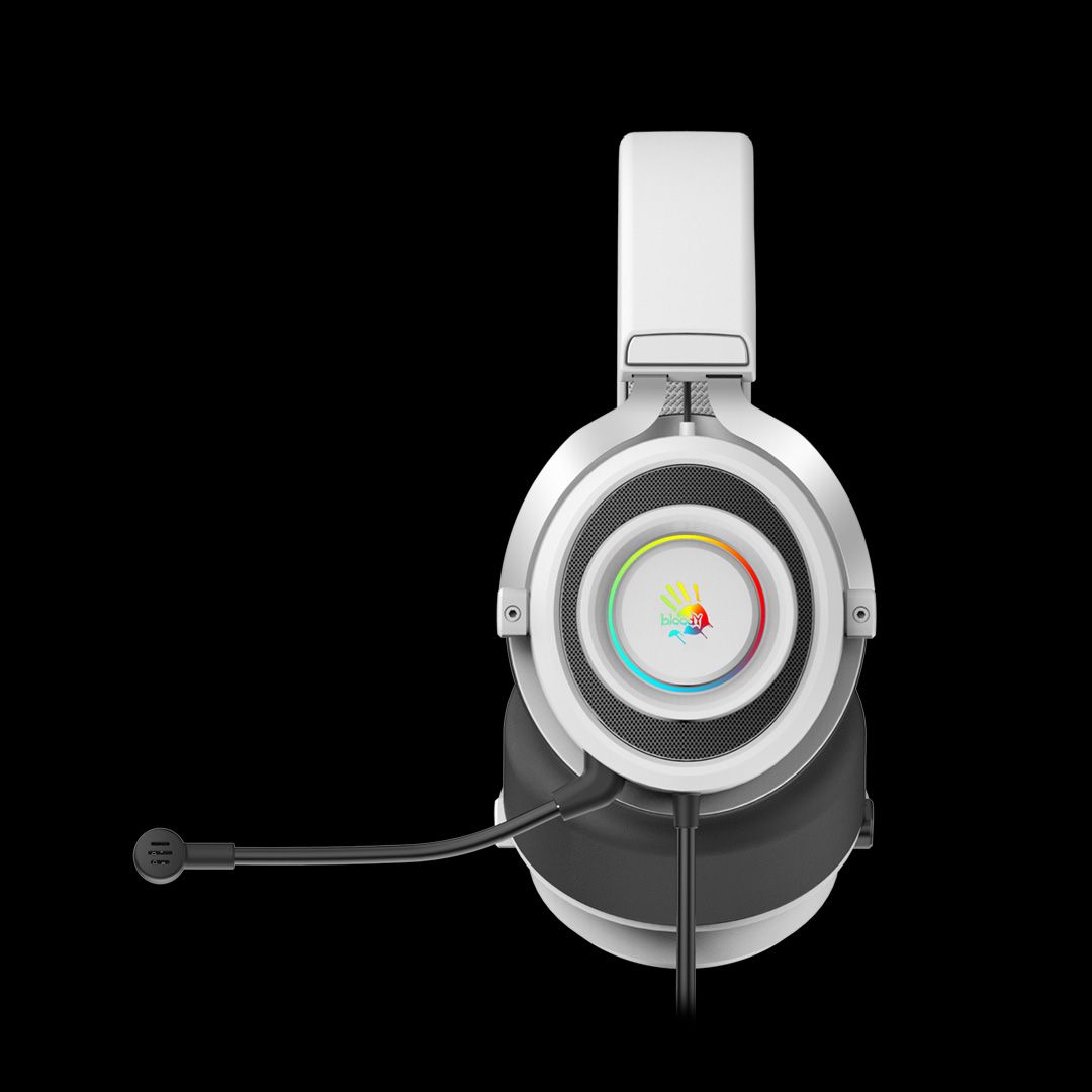 Bloody G535-BLACK-WHITE Virtual 7.1 Surround Sound RGB Gaming USB Headphone - image 3
