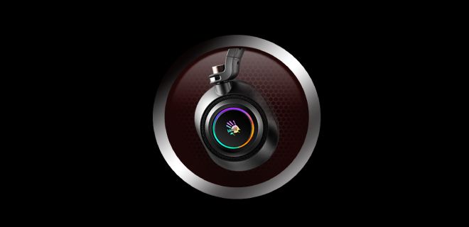 Bloody G580 RGB 7.1 Virtual Surround Sound HiFi Gaming USB Headphone - view 6
