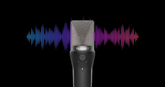Bloody GM20 USB Gaming Microphone - Cardioid Pickup Pattern