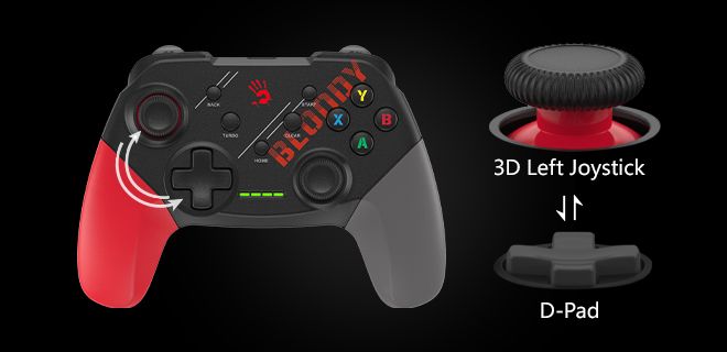 Bloody GPW50 Gamepad Dual Mode 2.4G Wireless & USB Wired Connection - view 6