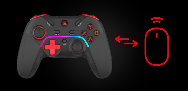 Bloody GPW70 Gamepad Dual Mode 2.4G Wireless & USB Wired Connection - view 7