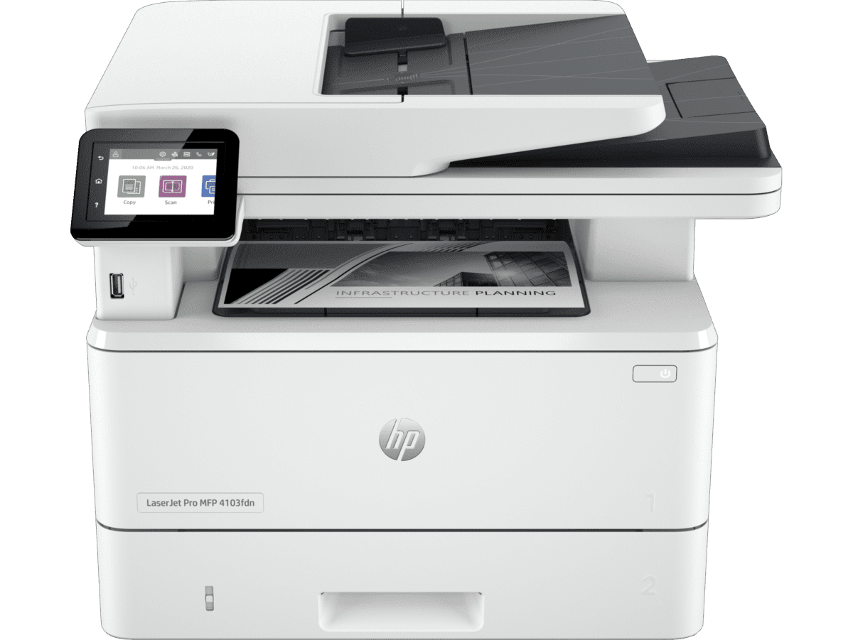 HP LaserJet Pro MFP 4103fdn Printer