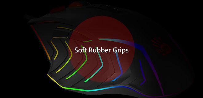 Bloody J95S 2-Fire RGB Animation Gaming Mouse USB (Stone Black Activated) - view 10